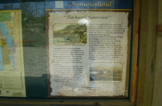 Some history on the founding of Summerland, Kettle Valley Railway Penticton to Summerland, 2011-05.